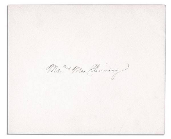Invitation to The Coolidge White House & Pass for Parking -- 1924
