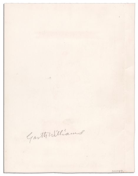 Garth Williams Hand-Drawing for the Cover Art of ''Emmett's Pig'' -- Signed by Williams on Verso