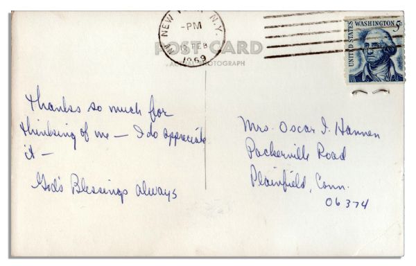 Broadway Star Pearl Bailey Signed Photo
