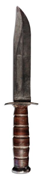 Rene Gagnon's Personally Owned Marines-Issued Knife -- Likely Used at Iwo Jima -- From Rene Gagnon's Estate