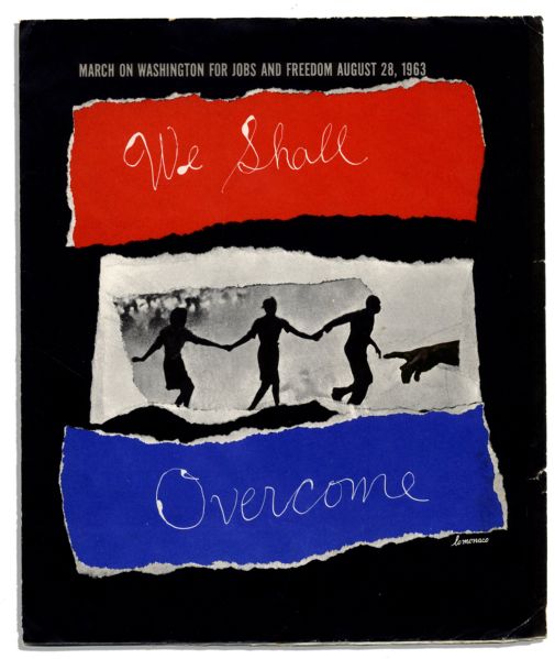 ''We Shall Overcome'' First Edition Portfolio From the ''March on Washington'' -- Scarce Complete Portfolio of Five Collages Issued by the National Urban League as a Memento for Marchers