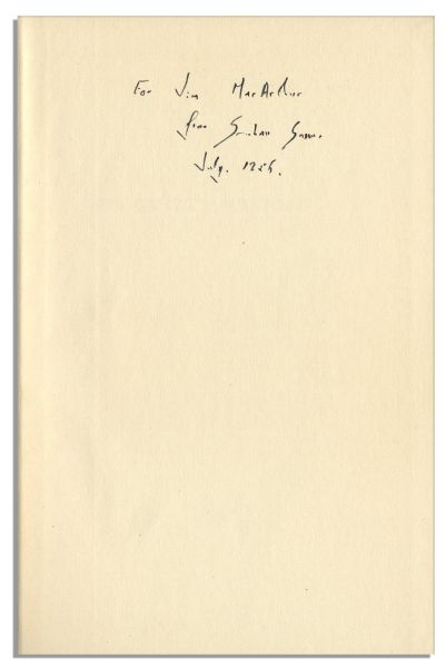 Graham Greene Signed Edition of ''The Quiet American'' -- Dedicated to Actress Helen Hayes' Son