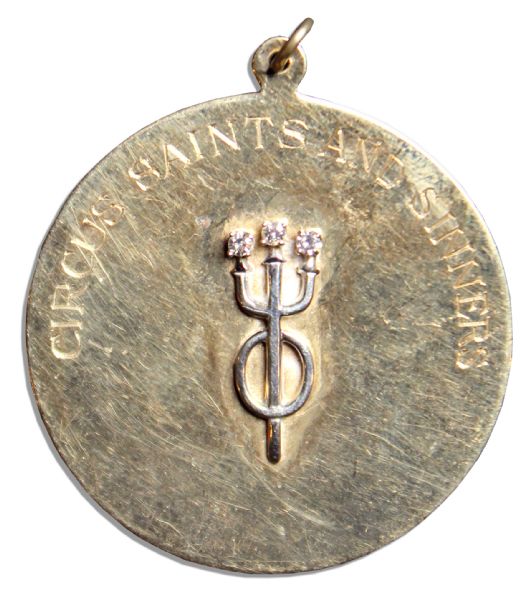 Helen Hayes' Medal, Made of Diamonds & 14k Gold