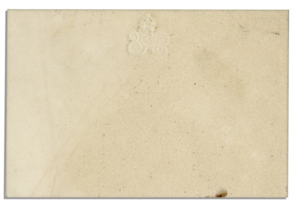 King George VI & Queen Elizabeth Invitation to a Ball at Buckingham Palace