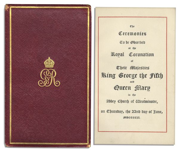 King George V & Queen Mary Coronation Booklet