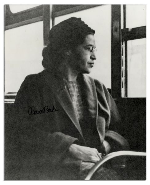 Rosa Parks 8'' x 10'' Photo Signed