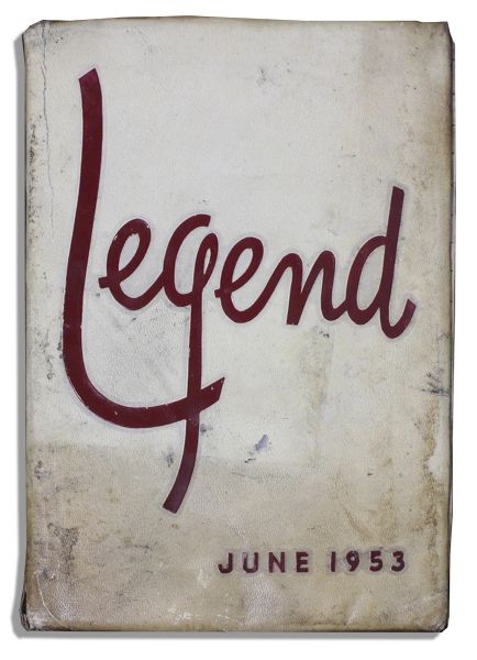 HOFer Sandy Koufax Signed High School Yearbook -- ''...To be successful and make my family proud of me...'' -- With JSA LOA