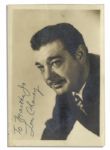 Lon Chaney, Jr. Photo Signed