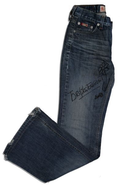Brigitte Bardot Signed Guess Jeans & Signed 8.25'' x 11'' Photo