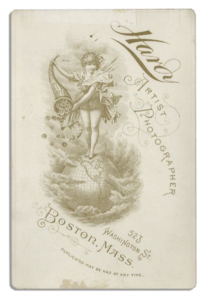 Suffragette Mary A. Livermore Cabinet Card Signed