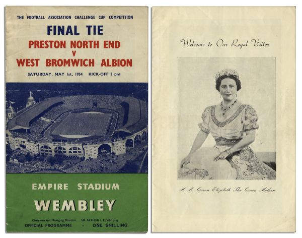 F.A. Cup 1954 Challenge Cup Final Program