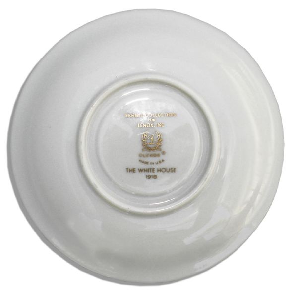 Woodrow Wilson White House Exhibit Collection China Cup & Saucer by Lenox -- Fine