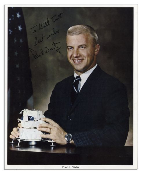 Lot of of 9 Astronaut Signed 8'' x 10'' NASA Photos -- Vance Brand, Paul Weitz, Jerry Carr, Ed Gibson, Joe Kerwin & Bill Pogue