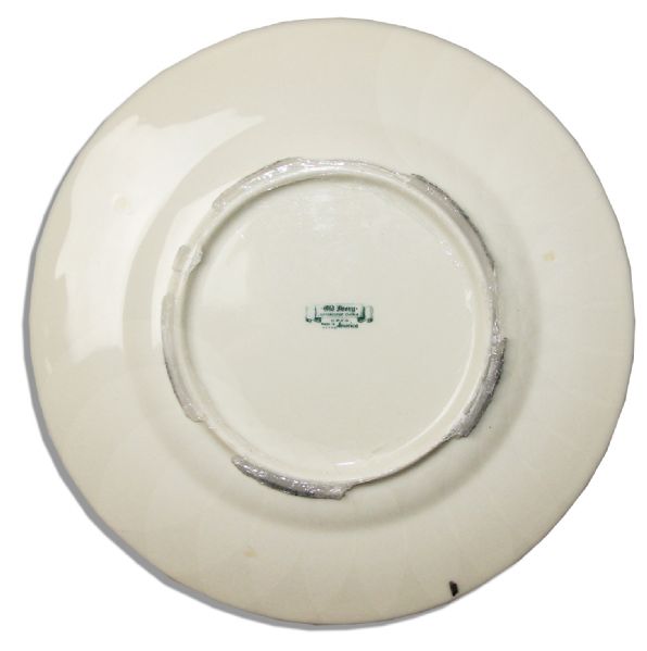 Presidential Travel China Plate by Syracuse -- Likely Used on Presidential Rail Car ''Ferdinand Magellan''