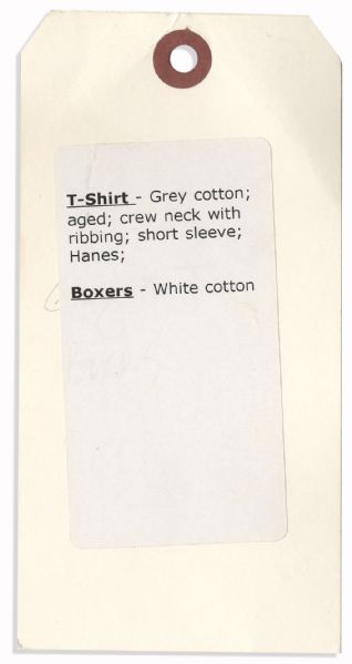 Christian Bale Screen-Worn Hero T-Shirt & Shorts From ''Out of the Furnace''