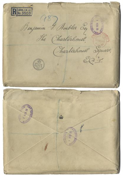 Book Signed by Queen Mary of Teck in 1938