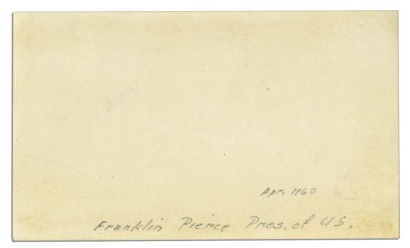 Franklin Pierce Signature