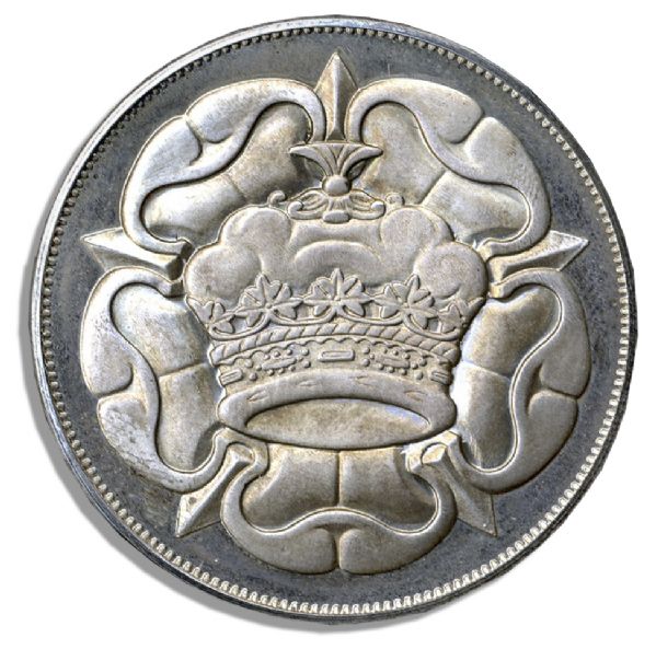 Edward, Duke of Windsor, Silver Memorial Medal Personally Owned by Duchess of Windsor Wallis Simpson