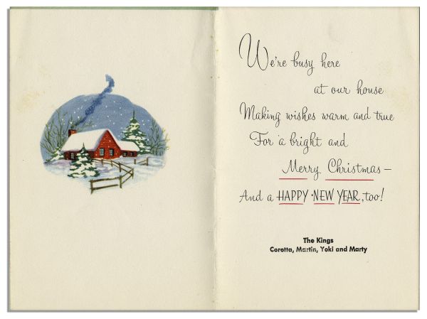 Martin Luther King, Jr. Family Christmas Card