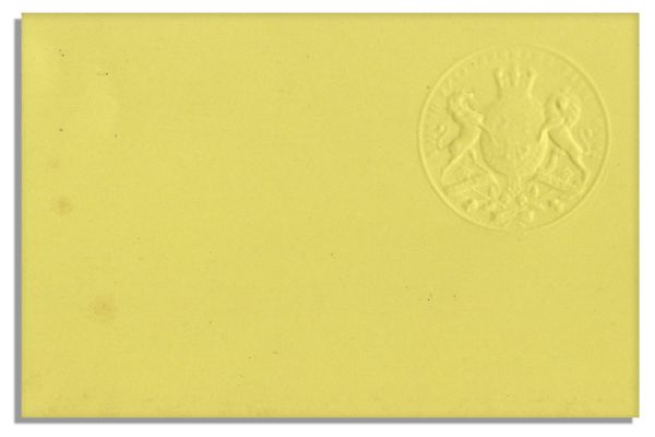 King George V 1911 Coronation Ticket