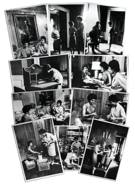 8 Original Photos of Jackie Kennedy Conducting the Famous Kennedy Renovation of The White House