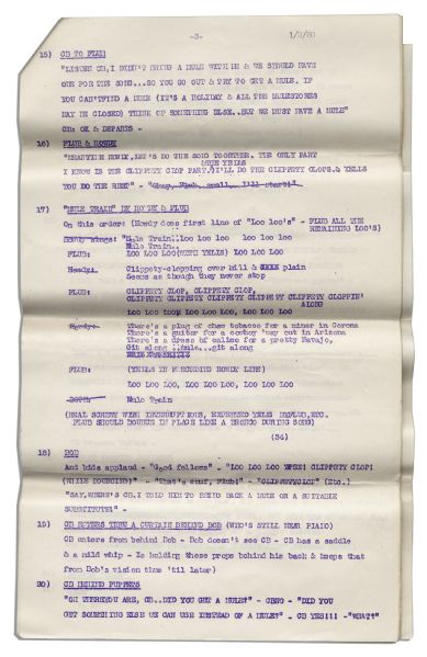 Script From ''The Howdy Doody Show'' -- Episode #449 -- From the Bob Keeshan Estate