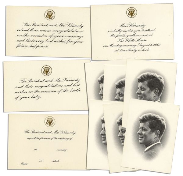 President John F. Kennedy Collection of White House Cards & Invitations