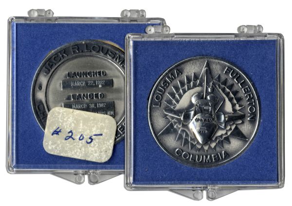 Jack Swigert's Personally Owned STS-3 Robbins Medal Unflown, Serial Number 205