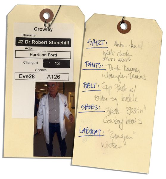 Harrison Ford Screen-Worn Coat From ''Extraordinary Measures''