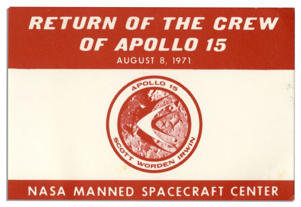 Jack Swigert Personally Owned NASA Lot of Apollo Badges, Launch Tickets & Return Passes