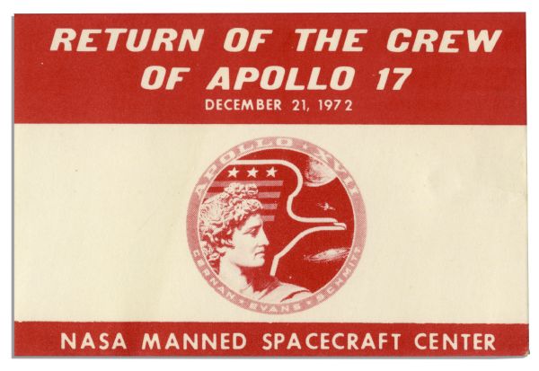Jack Swigert Personally Owned NASA Lot of Apollo Badges, Launch Tickets & Return Passes