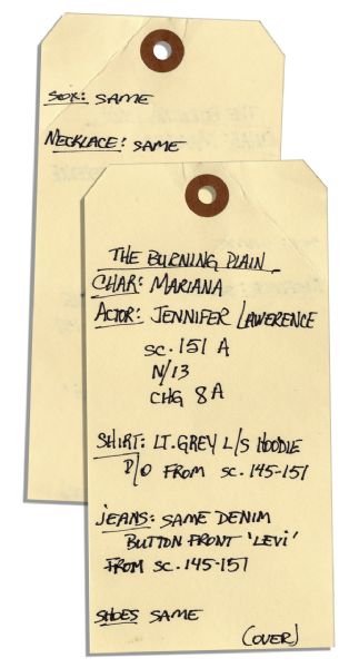 Jennifer Lawrence Wardrobe From ''The Burning Plain'' -- One of Her Earliest Roles
