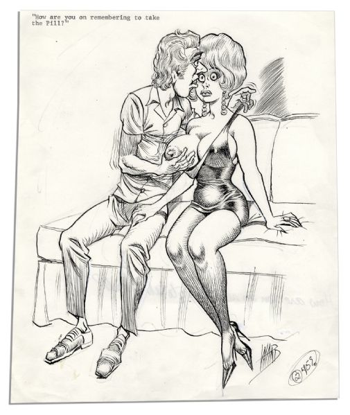 Comic Art by Bill Ward -- Excellent Vintage ''Good Girl'' Art