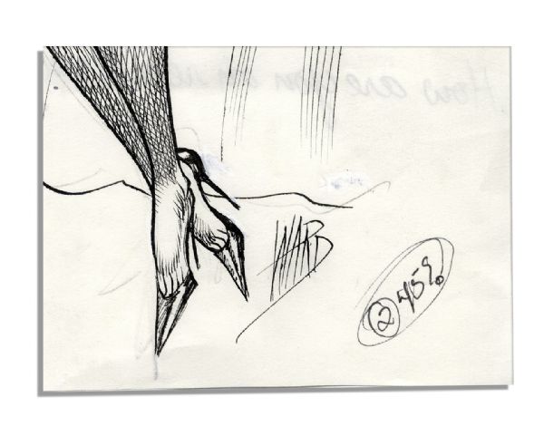 Comic Art by Bill Ward -- Excellent Vintage ''Good Girl'' Art