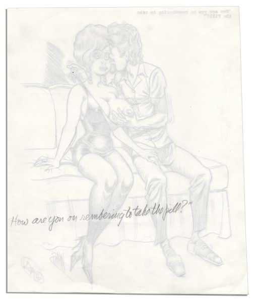 Comic Art by Bill Ward -- Excellent Vintage ''Good Girl'' Art