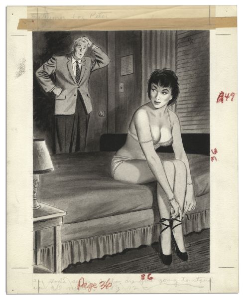 Original Illustration Drawn by Comic Book Artist Bill Edwards