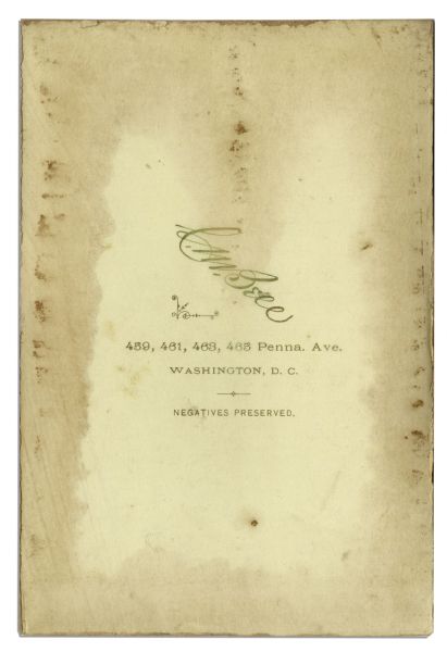 General William T. Sherman Cabinet Card Signed -- With PSA/DNA COA