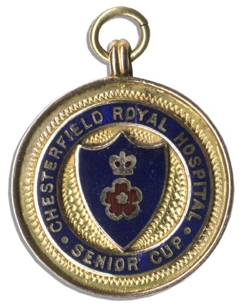 Ernest Needham Gold Medal From a 1923 Soccer Tournament