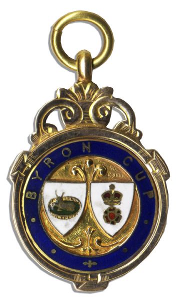 Gold Medal Issued to Famed Sheffield United Footballer Ernest Needham in 1927