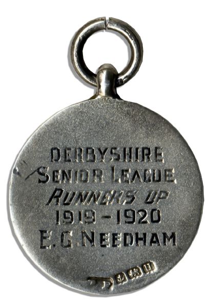 Ernest Needham Football Medal From 1919-1920