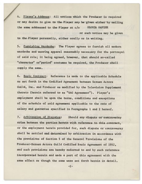 Mary Astor Contract Signed for Her Role on ''The Defenders''