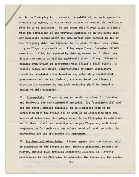Mary Astor Contract Signed for Her Role on ''The Defenders''