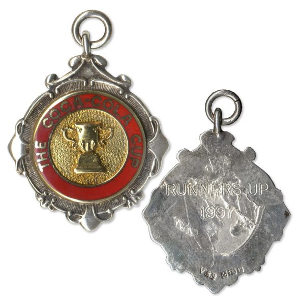 League Cup Runners-Up Medal Awarded to Middlesbrough Steve Vickers