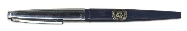 Lyndon Johnson Bill-Signing Pen Used as President -- To Sign Bill Which Increased Basic Pay For Members of the Military at the Height of the Vietnam War