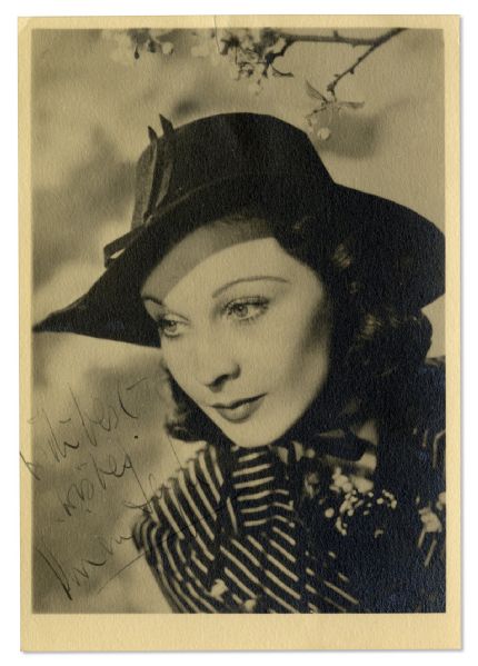 Laurence Olivier & Vivien Leigh Signed Photographs