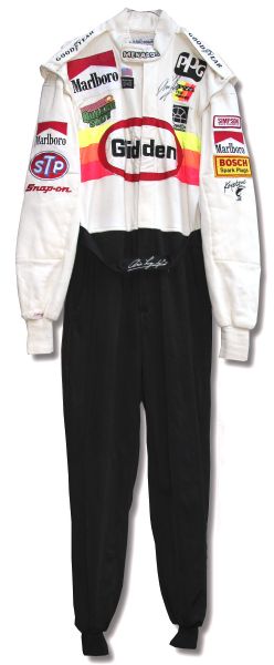 Arie Luyendyk Racing Suit Worn & Signed -- Worn During the 1995 Indy Car Season