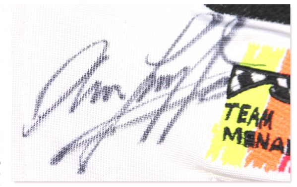 Arie Luyendyk Racing Suit Worn & Signed -- Worn During the 1995 Indy Car Season