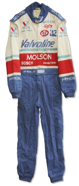 Indy 500 Champion Al Unser Jr. Race Worn Suit -- Worn in 1992, the Year He Won the Indianapolis 500