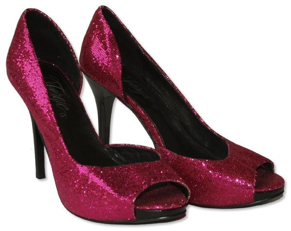 Fergie Worn High Heels, Signed on the Bottom of Both Heels