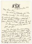 Harper Lee Autograph Letter Signed -- ''...Other than old age and decrepitude, we're fine!...''